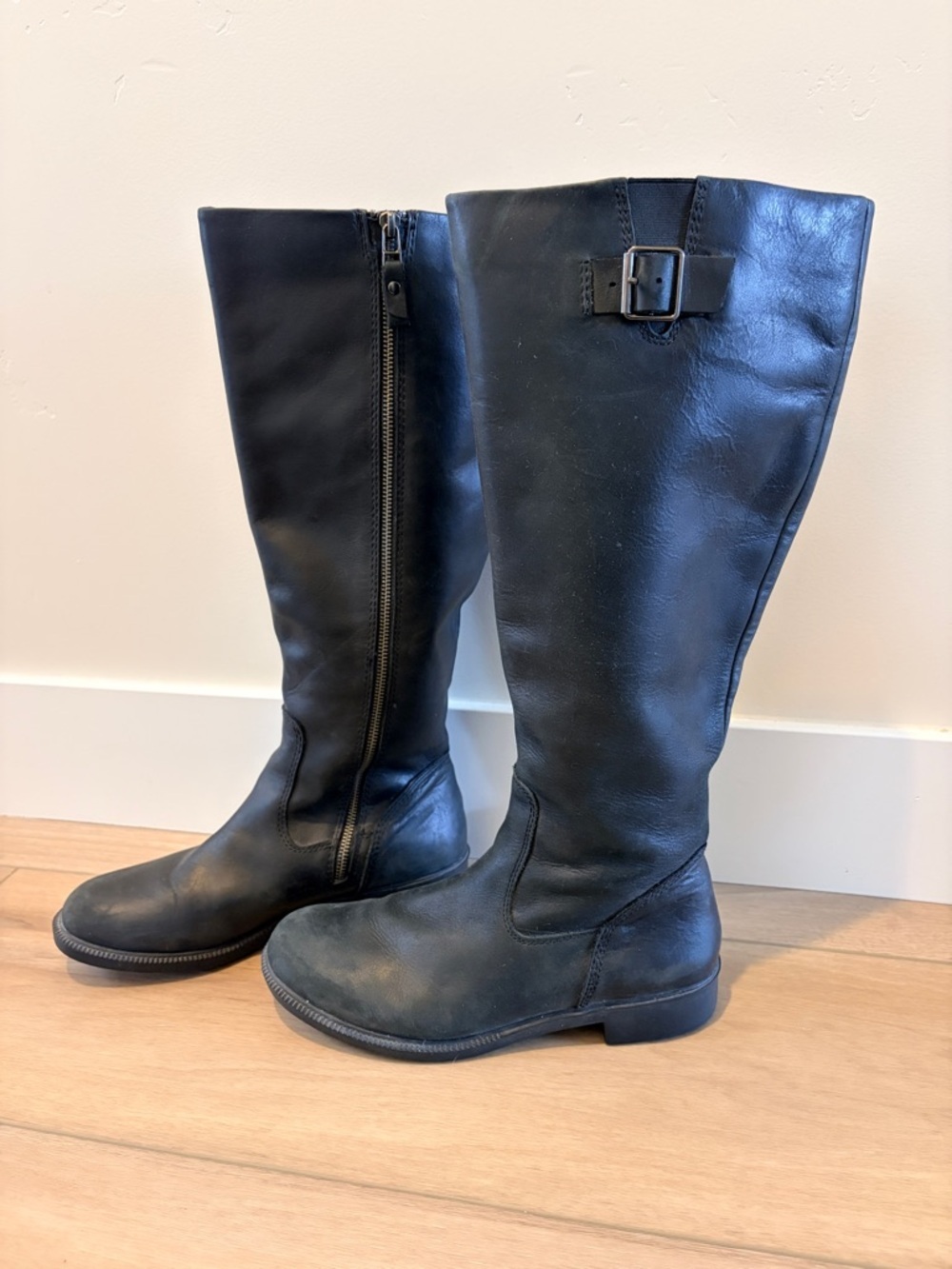 KODIAK Sz 9.5 Black Leather Muskoka Tall Waterproof Thinsulate Boots Canadian